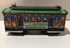 Vintage Collectors Tin Toy San Francisco Trolley Car 1980’s Works picture