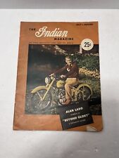 RARE 1948 The Indian Motorcycle Magazine Vol #1 Issue #1 Ladd Cycle Movie Cover  picture