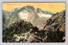 CO- Colorado, Arapahoe Peaks, Antique, Vintage Souvenir Postcard picture