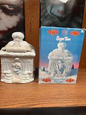 1994 Precious Moments Sugar Town Cookies & More Bake Shop Christmas Cookie Jar picture