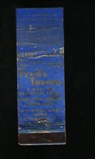 Fred's Tavern North Providence Rhode Island RI Vintage Matchbook picture