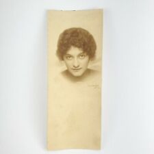 Antique 1913 Portrait Studio Sepia Photograph Silent Film Actress Cleo Madison picture