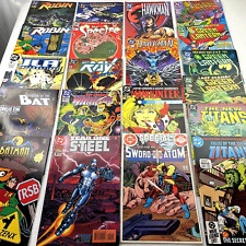 DC Comic Lot HAWKMAN The Spectre BATMAN New Titans THE RAY Manhunter Qty 20 picture