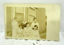 Antique RPPC Real Photo Postcard 6 Ladies Laughing Smiling Sardonic Expressions picture
