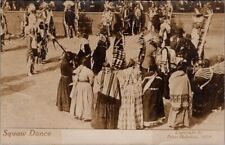 1908, INDIAN Squaw Dance, GLENDIVE, Montana Real Photo Postcard picture