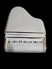 Vintage Ceramic Grand Piano, Hand Crafted For Perugina By Mazzieri Deruta Italy picture