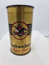 Vintage  1940s Budweiser Lager Beer 12 Oz. Flat Top Can IRTP picture