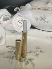 VINTAGE ANN HARPER  GOLD METAL EYE SHADOW STICK TUBE   BLUE FROST   NEW picture