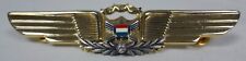 RARE Vintage United States Airlines Pilot Wings 1 Star Stone Pin picture