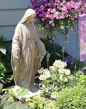 Virgin Mary Statue Blessed Mother Garden Sculpture Resin Religious Decor 34