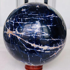 1920g Blue Sodalite Ball Sphere Healing Crystal Natural Gemstone Quartz Stone picture