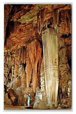 Postcard Double Column, Caverns of Luray VA 1966 E24 picture