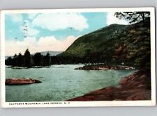 c1921 Elephant Mountain Lake George New York NY Postcard picture