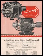 1926 Louis Allis Milwaukee Wisconsin Advanced AC And DC Motors Vintage Print Ad picture