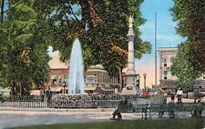Elyria, Ohio Postcard Fountain in Ely Park  c 1940s  OH5 picture