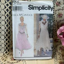vintage women's Simplicity  #8902 Jessica McClintock Sz 12-16 Uncut.     47 picture
