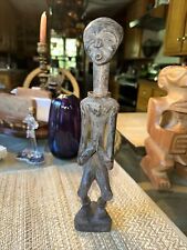 Yoruba Tribe Ibeji Figure Hand Carved Wood Statue Nigeria Africa, Ebony Wood 13” picture