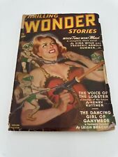 Thrilling Wonder Stories w/ Bradbury - Pulp Magazine Feb 1950 Bagged. picture