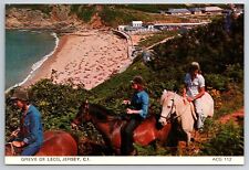 Greve de Lecq Beach, Horseback Riders - Jersey, Channel Islands UK picture