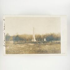 Paoli Memorial Grounds Malvern RPPC Postcard c1910 Pennsylvania Monument C2782 picture