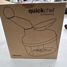 Tupperware Quick Chef Red Food Processor Chopper Mixer Whisk 4 Cups NIB picture