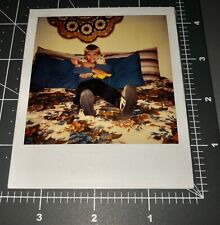 1980s Boy w/ GIZMO Gremlins & Glow Worm TOY Vintage COLOR Snapshot PHOTO picture