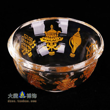 Tibetan Buddhist Offering Water Bowl Cup Buddhist Symbol Vessel Glass Blessed picture
