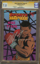 Sports Superstars Comics #5 CGC 7.0 Signature Series SS Signed MIKE TYSON picture
