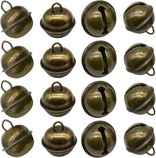 20PCS Vintage Jingle Bell 1 Inches Antique Decorative Tone Copper Bell for Pet D picture