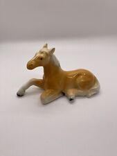 Vintage Porcelain Horse Figurine - Laying Down Position picture