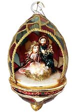 New Neiman Marcus Exclusive holy family dome Christmas Ornament globe Poland 7” picture