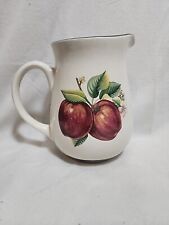 Casuals By China Pearl Apple 8in Pitcher Juice/Milk EUC Priority Ship picture