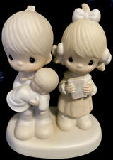 Vintage 1980’s Precious Moments “Rejoicing With You” Porcelain Figurine picture