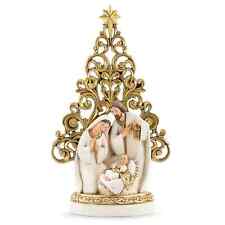 Napco, Holy Family in White and Gold, New In Box, MSRP $86.00 picture