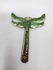 Vintage Cloisonne Enamel Dragonfly Figurine Ornament picture