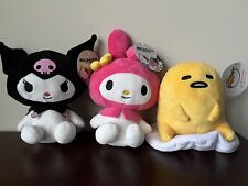 Lot Of 3 Sanrio Plushes (My Melody, Gudetama, Kuromi) picture
