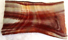 WonderStone Slab - 240 gms - Nevada - Banded Rhyolite - Red - White picture