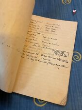 Interesting 1945 Ww2 Wartime Order Ledger , Maybe Black Market Connections ,Rare picture