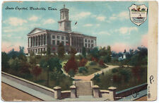 1907 Nashville TN Postcard Tennessee State Capitol Building View Seal Antique DB picture
