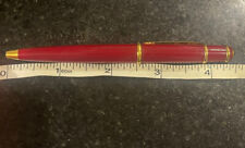 Cartier Diablo Mini Vintage Burgundy Red Lacquer Ballpoint Pen 4 3/8