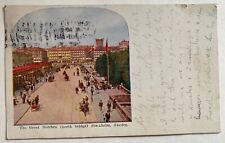 Antique Stockholm Sweden Souvenir Postcard 1909 picture