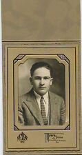 Antique Photo In Folder - Eldorado SPrings, Missouri-1931 - ZIMMERMAN Family Man picture