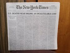New York Times Newspaper Sunday May24 2020 US Death Near 100,000 Late Edition picture