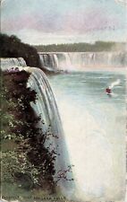 Niagara Falls Waterfall Private Postcard WOB 1c Stamp Illinois Cancel c1905 picture