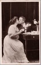 Vintage 1909 Romance Greetings RPPC Real Photo Postcard 