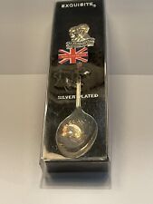 EXQUISITE Silver Played Collector Spoon 1981 Great Britain Charles & Diana picture