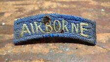 RARE WWII vintage US Army 11th Airborne Division tab uniform patch Japanese made picture