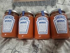 Rare NEW Special Limited Edition Heinz Tomato Pasta Sauce x Absolut Vodka X 4  picture