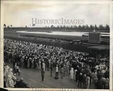 1934 Press Photo Hialea track crowds at Miami Florida horse racing - nes41646 picture