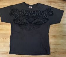 Harley Davidson Copper Canyon Butte, MT  Tee, Gray  w/ Eagle Graphics Size M picture